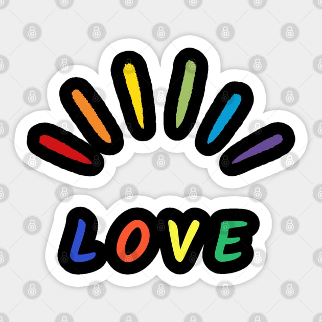 Colorful Vivid Pride Themed Sticker by ACH PAINT